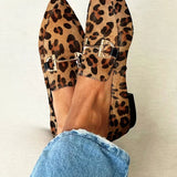 Gia | Mocassins Élégants Léopard